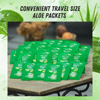 by.H Organic Aloe Vera Bulk Soothing Gel-Natural Moisturizer for Skin [90 PCS], Hair, Effective for Sunburns, Razor Burns, Gentle, Non-Greasy, Skincare [Made in Korea] Pouch - (3 Packs of 30 PCS)