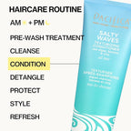Pacifica Beauty Salty Waves Texturizing Shampoo + Texturizing Conditioner | For All Hair Types | Perfect and Effortless Beach Hair | 100% Vegan & Cruelty Free | Sulfate + Paraben Free