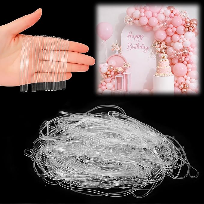 Eaasty 200 Pcs Clear Rubber Bands by Eaasty