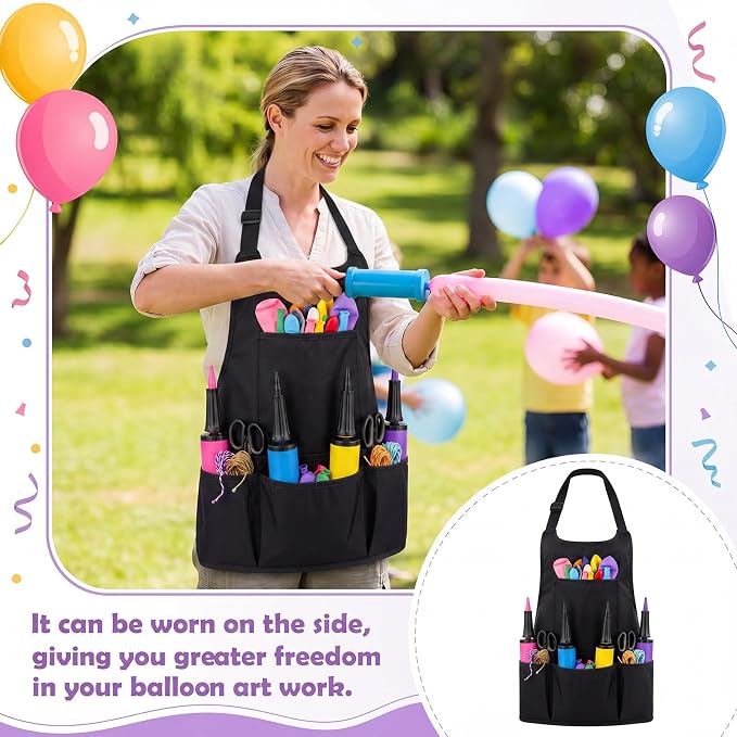 Cuffbow Multi Pocket Balloon Organizer Apron, Balloon Organizer Apron - Image 5