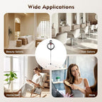 3-in-1 Orbital Rotating Hair Processor, Portable Removable Hood Dryer, Multifunctional Adjustable Hair Steamer, Vertical Professional Styling Infrared Hair Dryer, 950W for Salon Home Use, Gray