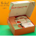 Self Care Package for Women – Thinking of You Self Care Kit, Orange Birthday Box for Her, Get Well Soon Basket, Spa Treat for Women, After Surgery Care Package, Thoughtful Gift Idea
