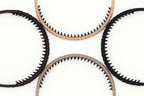 4pcs Hairbands for Women, Non-Slip Zig Zag Headbands, Adjustable Teeth Comb Hair Hoop, Daily Use, Yoga, Spa, Parties, Resin Cotton Blend
