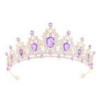 Princess Tiara and Crown for Women Wedding Tiaras for Bridal Tiaras and Crystal Crowns Rhinestone Headband Metal Hair Accessories for Costume Birthday Party Prom Gifts