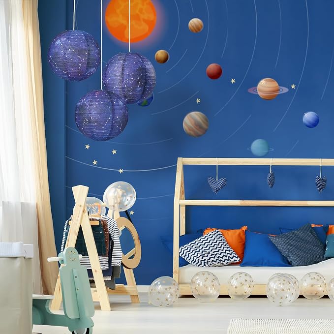 3pcs Galaxy Paper Lanterns - Image 4