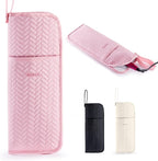 Hair Tools Travel Bag, Heat Resistant Curling Iron Holder & Flat Iron Case, Hot Tools Organizer Pouch for Hair Straightener, Hair Dryer, Crimper & Styling Accessories, Travel Makeup Bag