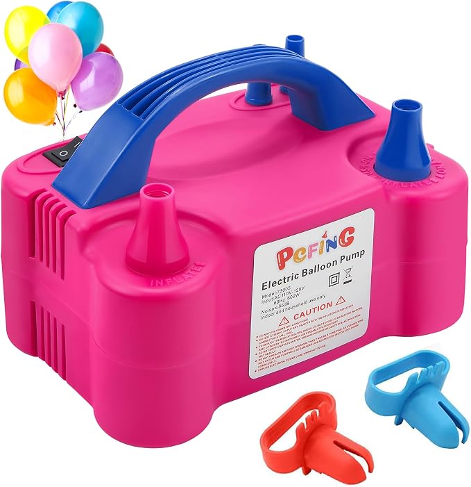 PCFING Balloon Pump Electric, Portable Balloons Inflator Blower Machine by PCFING