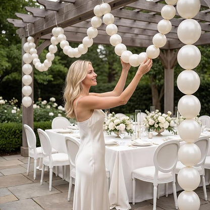 White Linking Balloons - Image 4