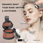 2 Pack Root Touch Up Shadow Powder, Gray Hair Cover Up, Women Color Root Coverage Powder for Thinning Grey Hairline, Men Instantly Concealer Hair Loss Beard Line Eyebrow, Auburn