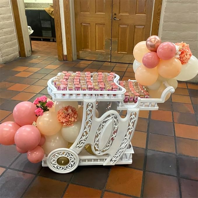 Dusty Pink and Rose Gold Balloons, 12In Retro Blush Pink Beige White Balloons - Image 7