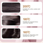 Mini Hair Straighteners, Portable Hair Straighteners Brush, 30s Fast Heating Mini Cordless Straightener with 3 Heat Settings, Rechargeable Hot Comb Heated Hairs Styling Brush, for Home Travel
