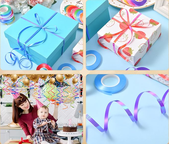 30 Roll Rainbow Curling Ribbons - Image 5