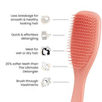 Tangle Teezer Fine & Fragile Ultimate Detangler Brush, Dry & Wet Hair Brush to Detangle & Reduce Breakage, Amazon Exclusive Sweet Cinnamon