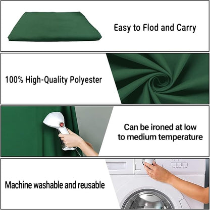 Dark Green Photography Backdrop - Image 7