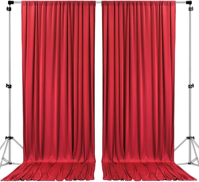 AK TRADING CO. 10 feet x 10 feet Polyester Backdrop Drapes Curtains Panels by Fabrics%7CEventDecor%7CCrafts%7CUpholsteryFoam