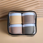 Travel Containers for Toiletries, Silicone Cream Jars BPA-Free, Leak-proof 1.35oz Travel Size Containers, Portable Size Silicone Jars with Lid for Cosmetic Face Hand Body Cream (4 Pack)