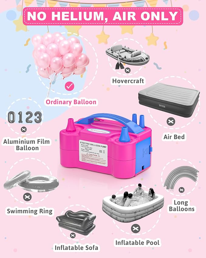Electric Balloon Pump, Balloon Inflator Machine - Image 7