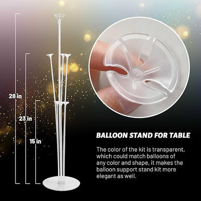 24 Sets Balloon Stand Kit, Balloon Sticks - Image 2