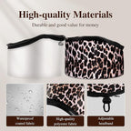 Heat Cap Leopard Thermal Steam Cap - 10-Level Heating for Deep Conditioning Natural and Black Hair at Home