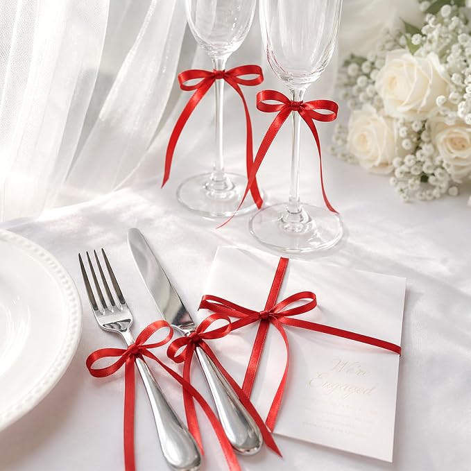 KINGLAKE Red Satin Ribbon - Image 6