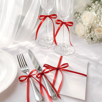KINGLAKE Red Satin Ribbon - Image 6