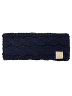 C.C Children's Kids' Winter Warm Cable Knit Fuzzy Lined Ear Warmer Headband