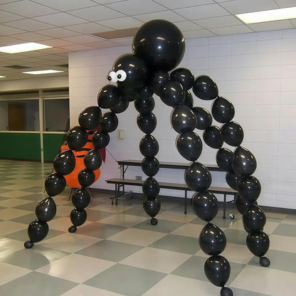 Black Halloween Spider Linking Balloon Set - Image 2