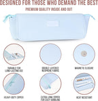 BAREFOOT CARIBOU Hair Tools Travel Bag and Heat Resistant Mat for Flat Irons, Straighteners, Curling Iron, and Haircare Accessories, 2-in-1 design, with Interior Pockets, Portable Organizer