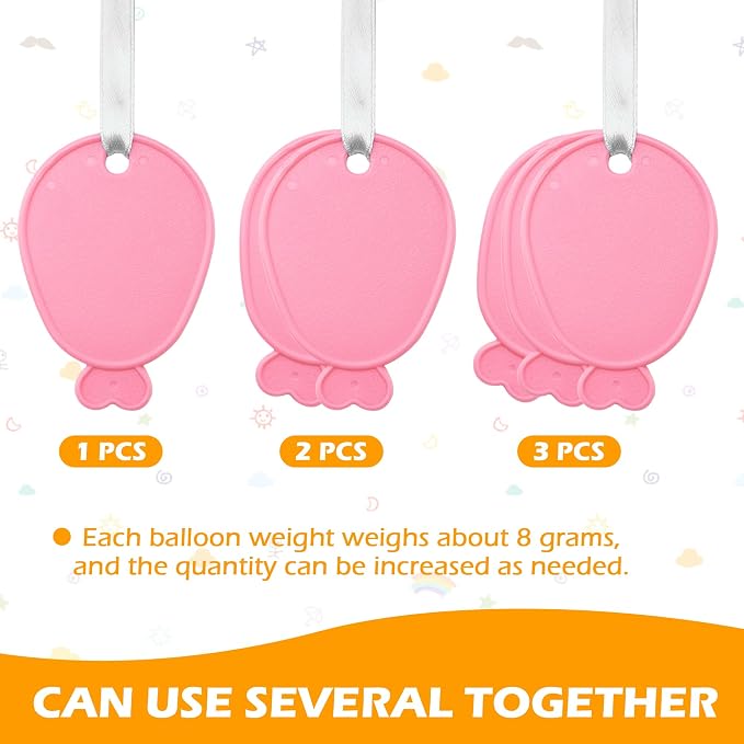 15 PCS Colorful Plastic Balloon Weights, Helium Balloon Weights - Image 4