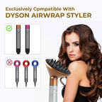 Upgraded Diffuser Attachment for Dyson Airwrap HS01/HS05/HS08 - Quick-Dry Curly Hair Nozzle, Heat-Resistant & Lightweight Design, Reduces Frizz for Na