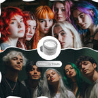 Sliver Gray Temporary Hair Color Wax -SOVONCARE Washable Hair Dye for Men & Women, All-Day Hold Disposable Hair Styling Clays for Party, Cosplay & Daily 4.23 oz