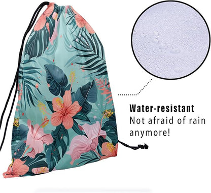 Hibiscus Syriacus Gymnastic Grip Bag - Image 4