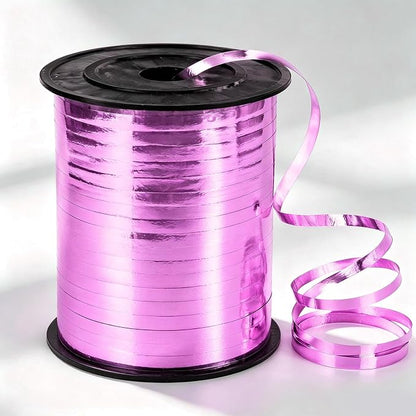 500 Yards Curling Ribbon, 1/5 Inch Shiny Pink Ribbon, Balloon String, Party by YCDMLJC