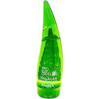 BioRLX 99% Aloe Vera Gel with Collagen and Hyaluronic Acid 250 Ml 8.5 Fl Oz - For Face Body, Hair & Scalp, After Sun Relief, Natural, Soothing, Hydrating