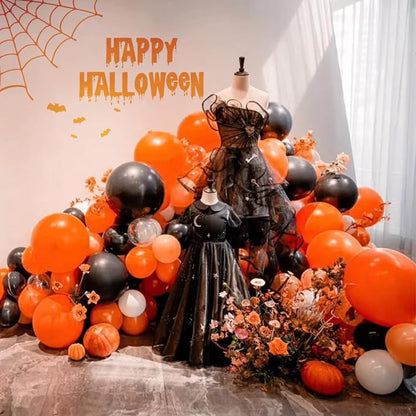 134Pcs Orange Balloons Different Sizes 5 10 12 18 Inch Orange Balloon Garland - Image 7