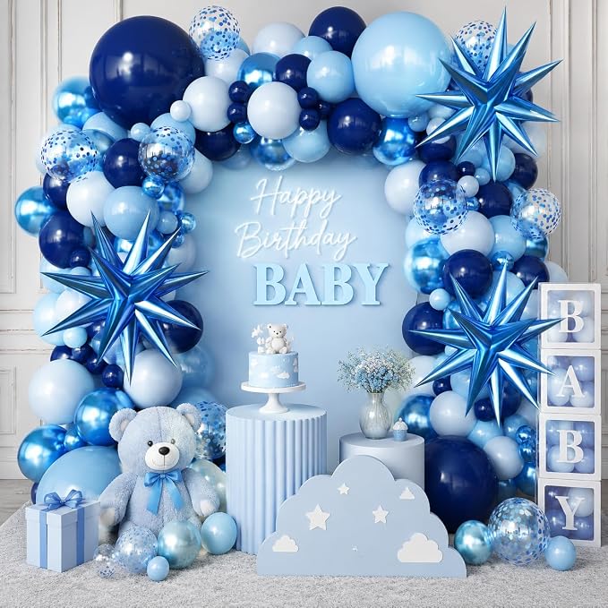 Blue Balloon Arch Kit Garland - Image 5