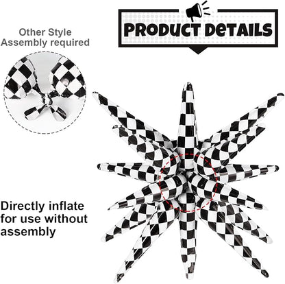 10 Pcs Star Balloons Explosion Balloons Foil Cone Balloon Magic - Image 4