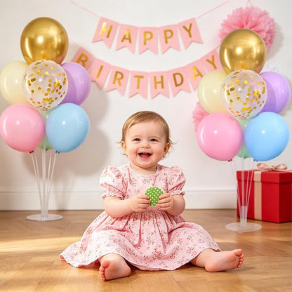 Pastel Princess Balloons Table Centerpieces Stand Kit - Image 6