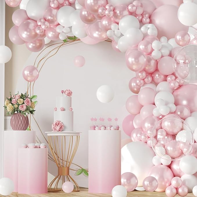 Pink Balloon Arch Kit for Bridal Shower Wedding Baby Shower Decorations | - Image 2