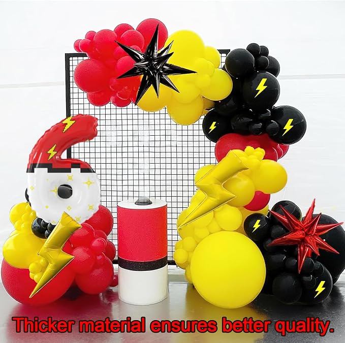Red White Cartoon Theme Nylon Balloons Cartoon Balloons Birthday Party Balloons - Image 5