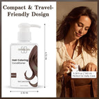 SOVONCARE Mocha Hair Color Depositing Conditioner Mask 5.28 OZ, Cruelty-Free