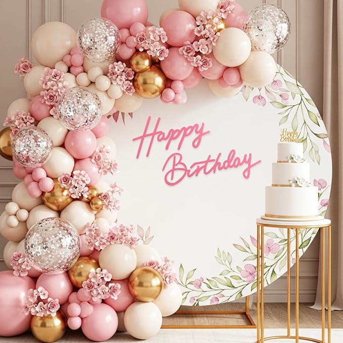 TONIFUL Happy Birthday Sign for Backdrop - Image 6