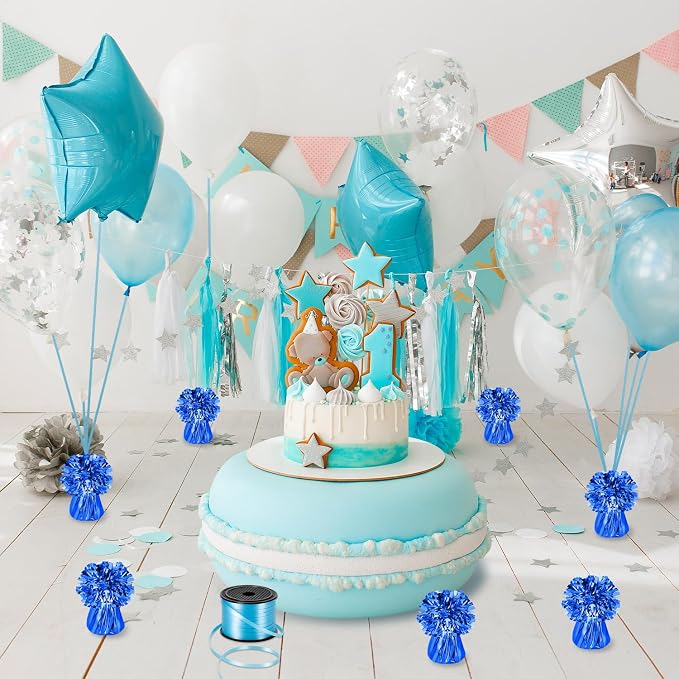 24 PCS Balloon Weights Metallic Anchor, Balloon Holder Heavy Weights | - Image 4