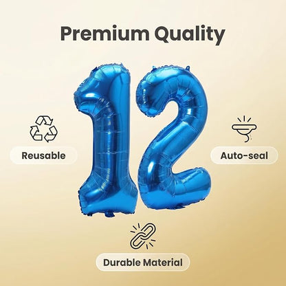 YPSelected 32 Inch Large Foil Helium Number Balloon Birthday Wedding Party 0-9 - Image 5