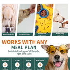 Dog Multivitamin, Glucosamine Chondroitin for Dogs, Dog Vitamins and Supplements, Probiotics, Krill Oil for Hip & Joints, Skin, Coat, Immune Health, Heart, Digestion (180 Chews, Beef)