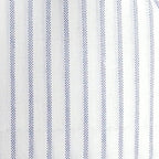Lane Linen 100% Organic Cotton Pillow Cases Queen Size Set of 2 (20"x30") - Cotton Pillowcases Queen Size - Soft Pillow Cases Set of 2 - Queen Pillowcase Pack of 2 - Ticking Stripe Cobalt