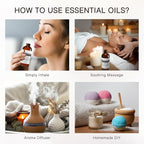 Lavender Essential Oil, Pure & Natural Lavender Oil 100ML, Premium Grade Essential Oils for Hair, Body, Skin, Aromatherapy Diffuser, Meditation, Massage, Home, Candle, Soap, Bath Bombs Making