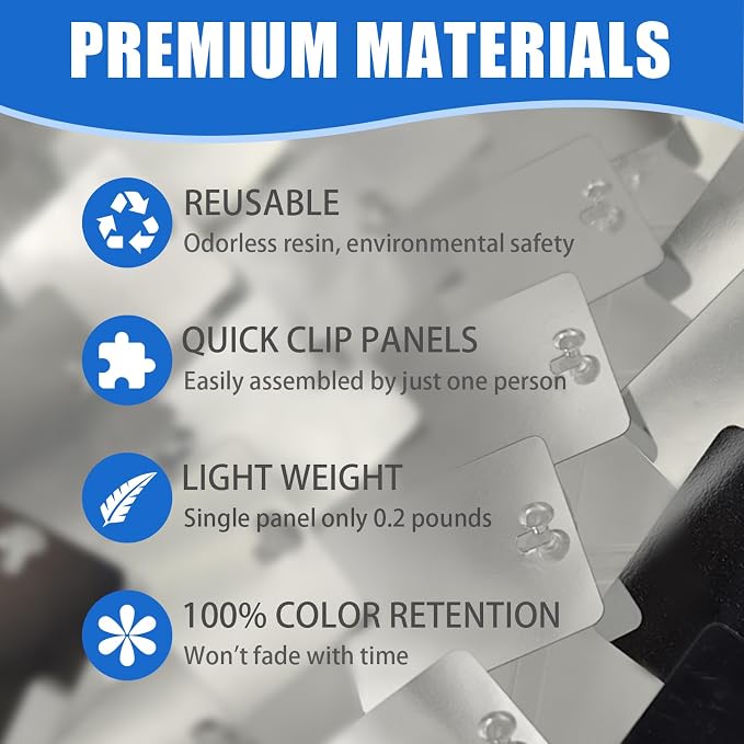 Ozikutech 24 Pcs Silver Shimmer Wall Backdrop Panels - Image 4