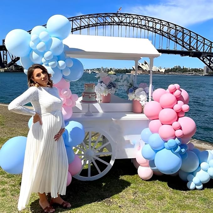 Pink and Blue Party Balloons - Image 5