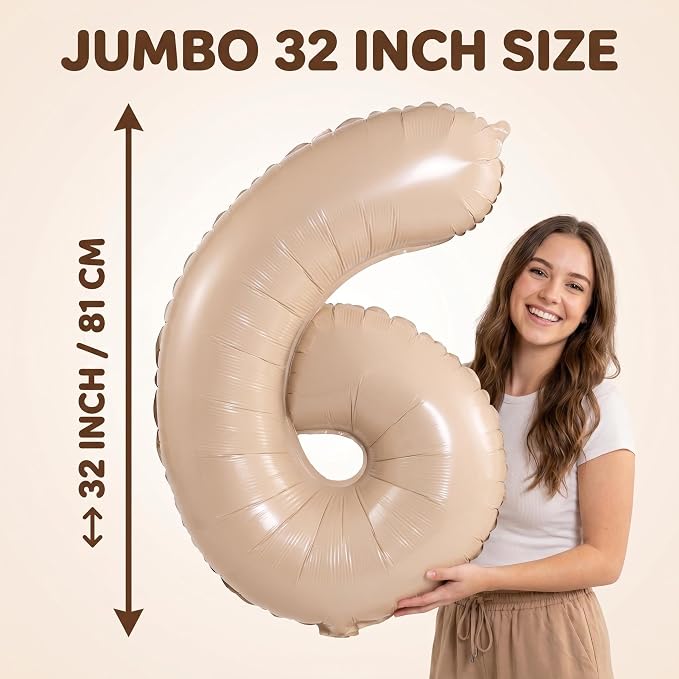 YPSelected 32 Inch Large Foil Helium Number Balloon Birthday Wedding Party 0-9 - Image 4